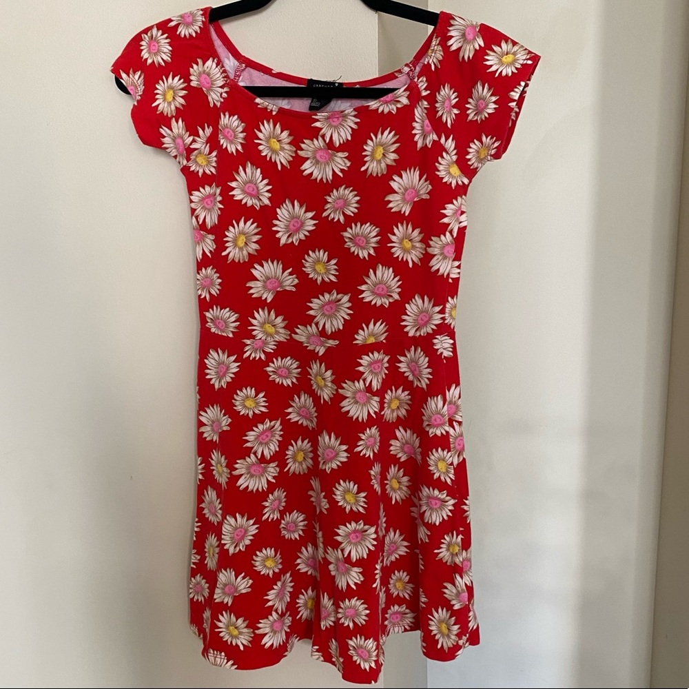 Red Daisy Sun Dress